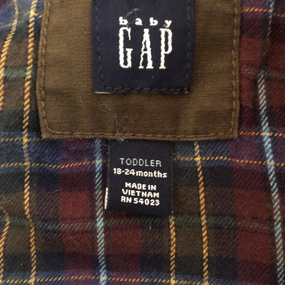 Baby Gap Boys army green jacket
